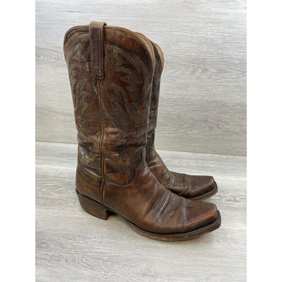 Lucchese Roper Corbin HL151273 Men's Boot Western Rodeo Cowboy Leather 8.5 Brown - Picture 1 of 13